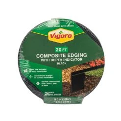 Vigoro 20 ft. Premium Black Composite Edging