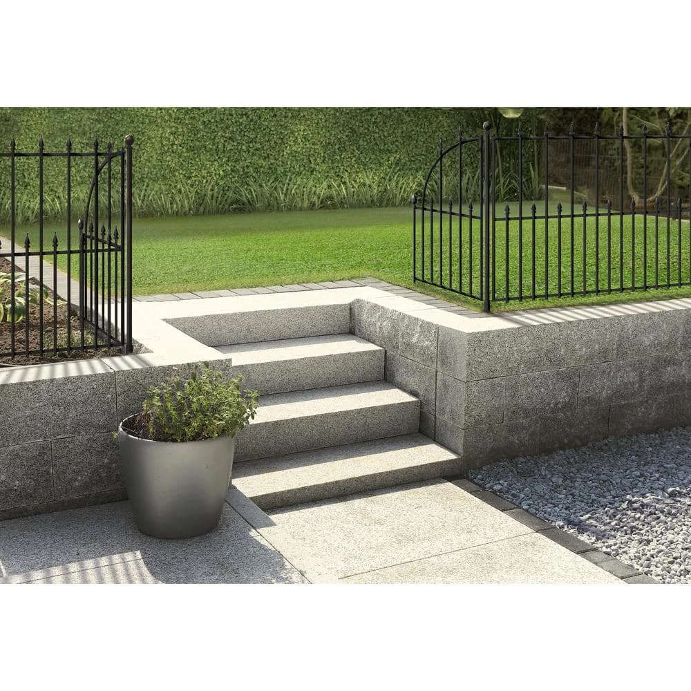 Vigoro Empire 30 in. x 36 in. Black Steel Fence Panel - Image 10