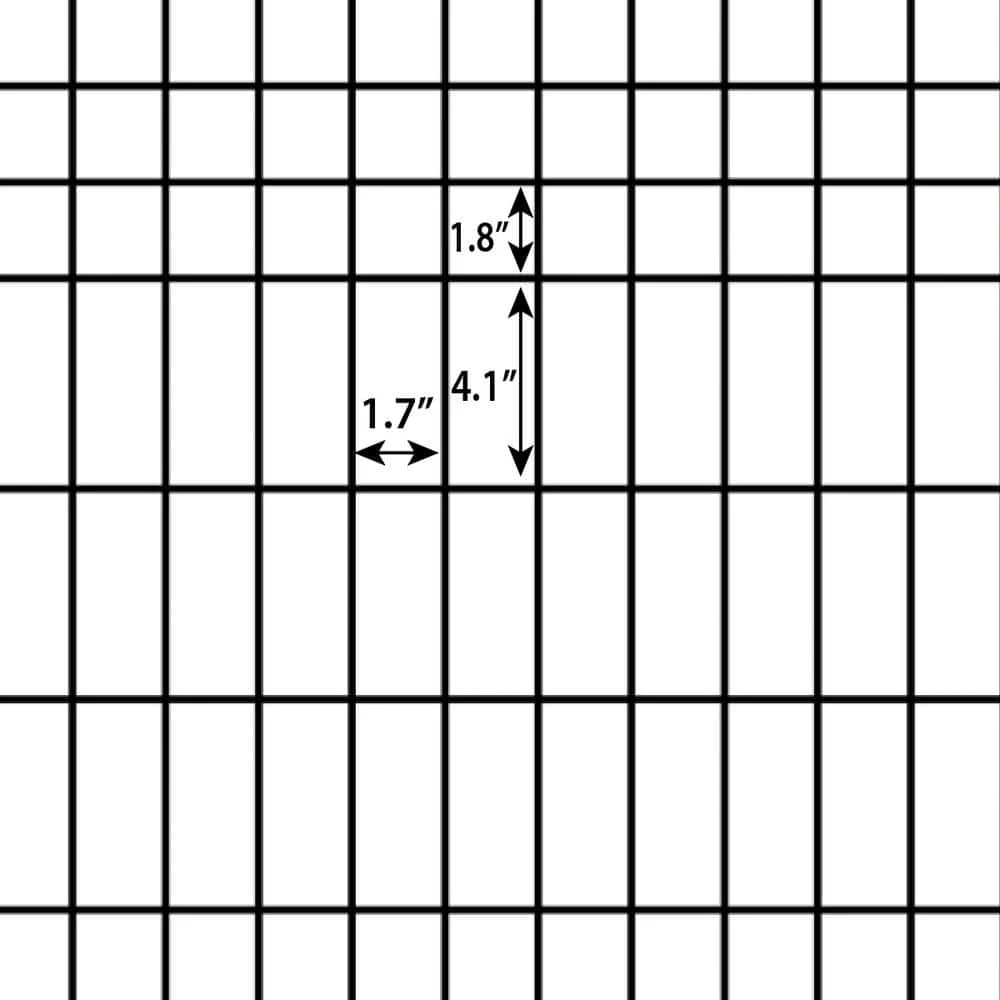 Vigoro 44 in. H x 36 in. W Steel Multi-Purpose No Dig Black Fence Panel - Image 3