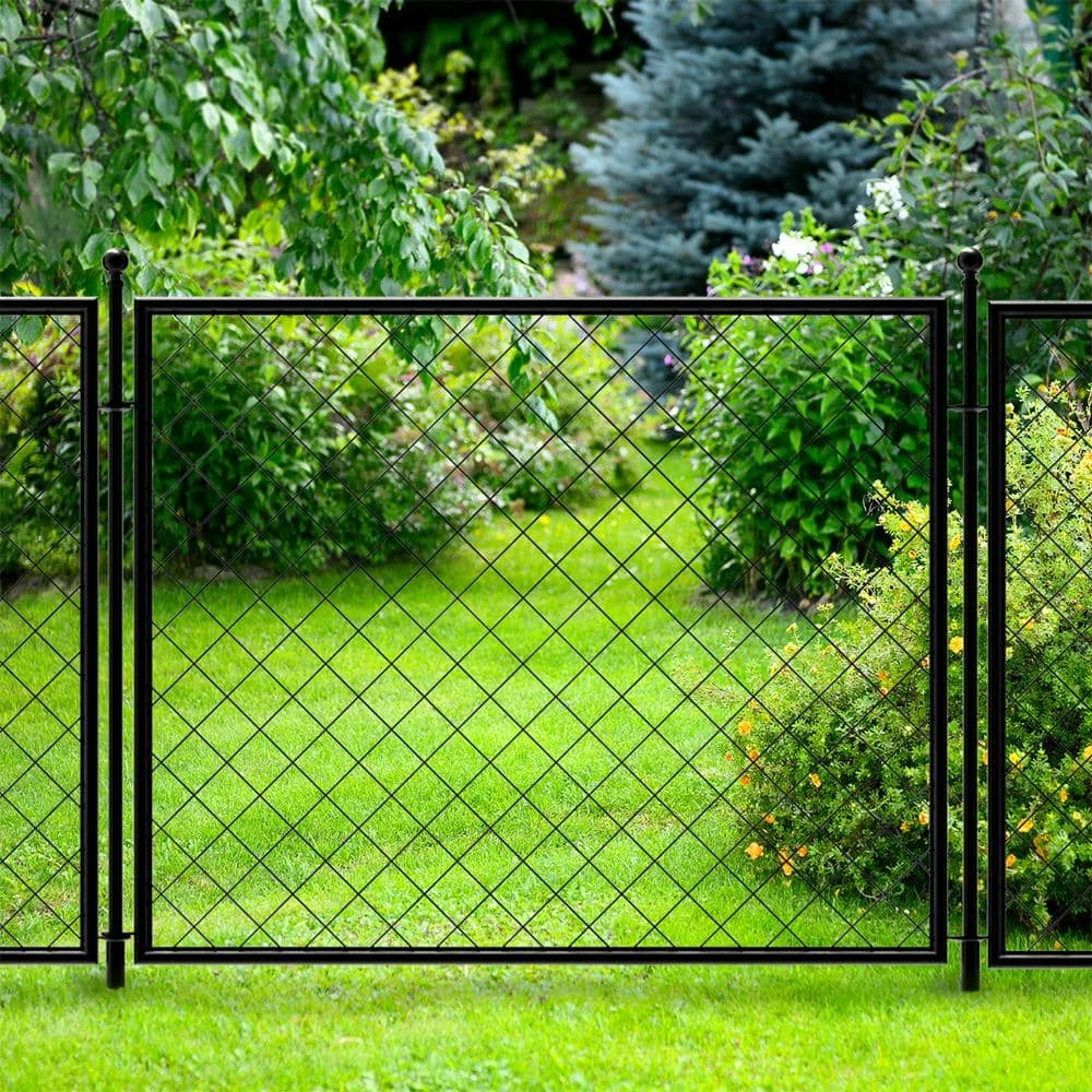 Vigoro 37.3 in. H x 51 in. W Steel Diamond Mesh Garden Fence Panel - Image 13