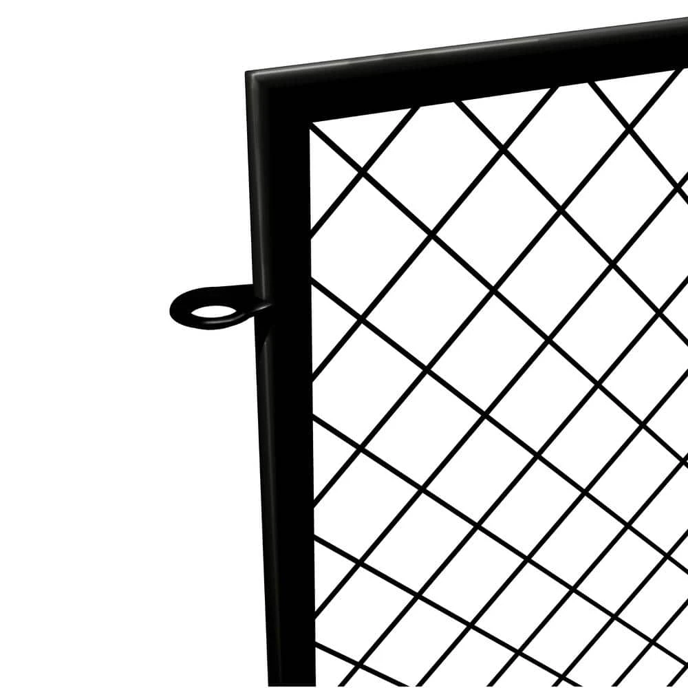 Vigoro 37.3 in. H x 51 in. W Steel Diamond Mesh Garden Fence Panel - Image 7