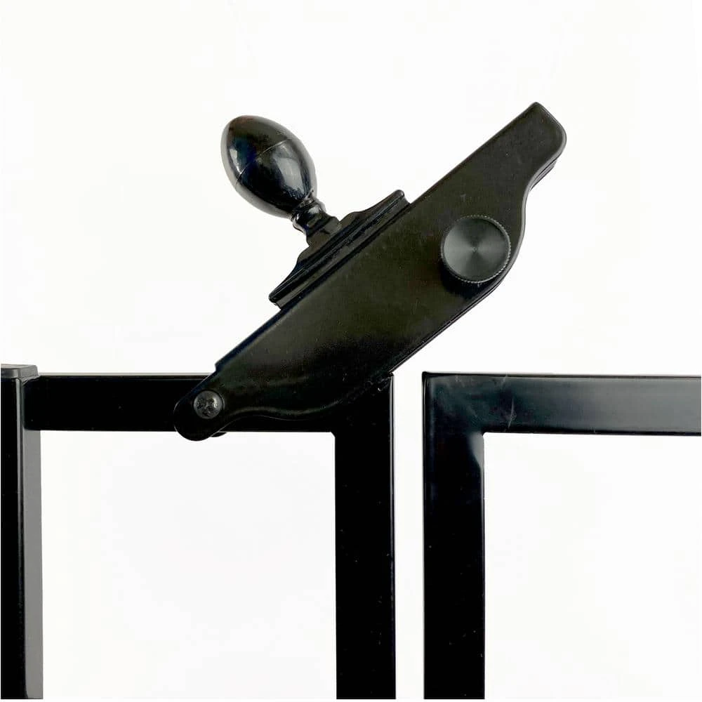 Vigoro 37.2 in. H x 55.7 in. W Steel 3-Rail Garden Fence Gate - Image 8