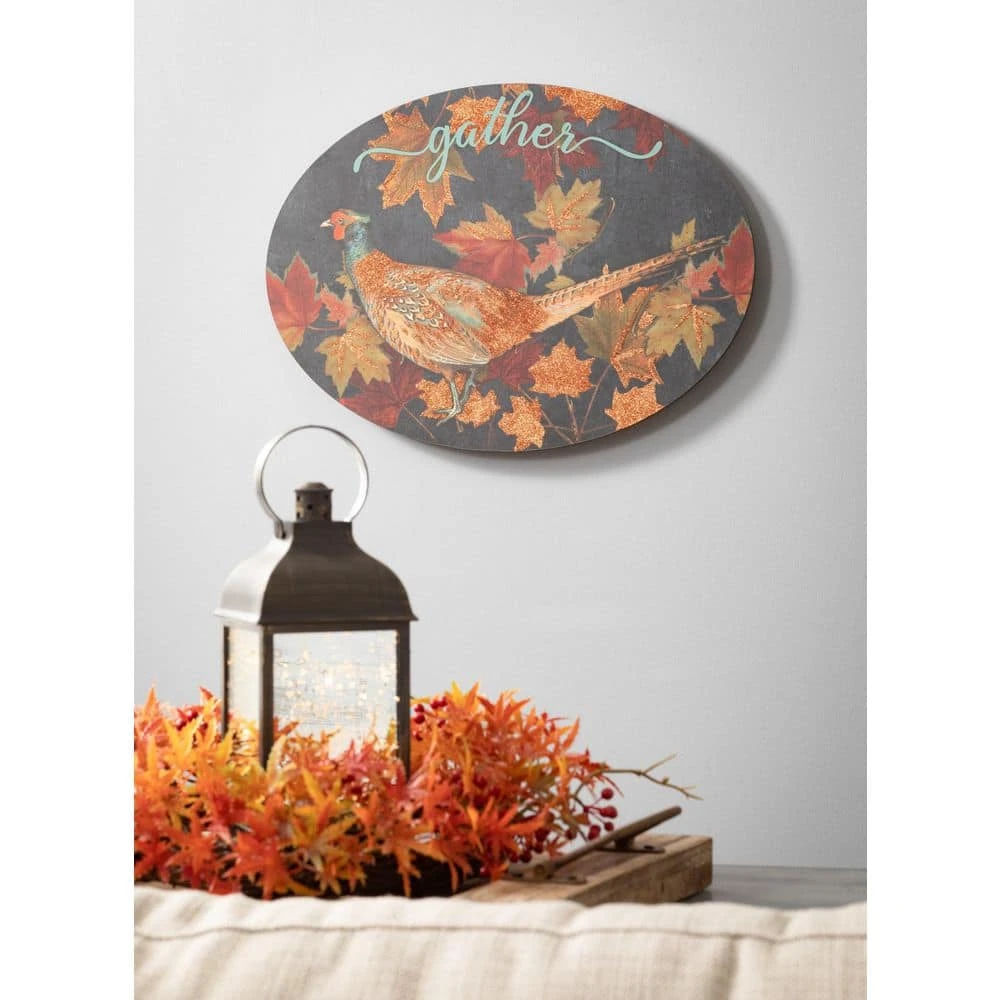 SULLIVANS 10.5 in. Black Speckled Lantern with LED Pillar Candle - Image 4