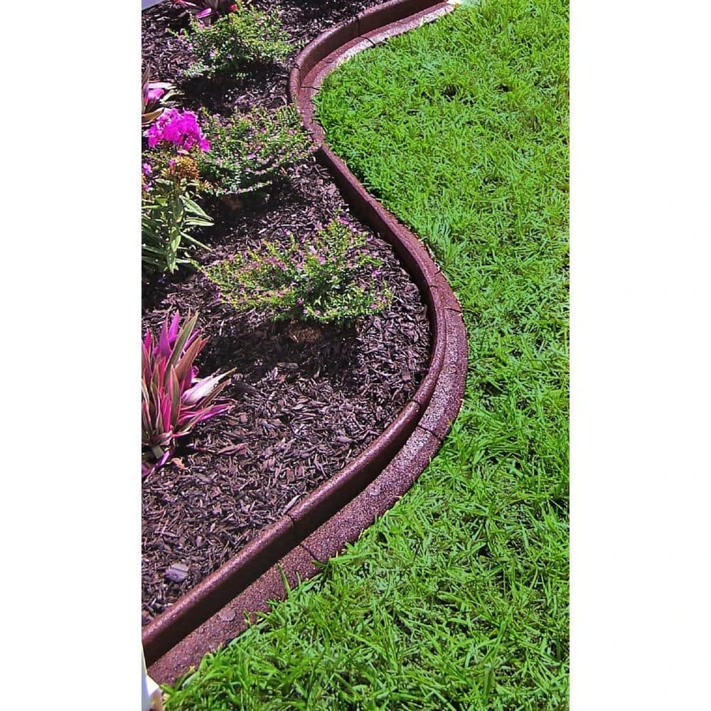 Vigoro EcoBorder 4 ft. Brown Rubber Landscape Edging (Single) - Image 4