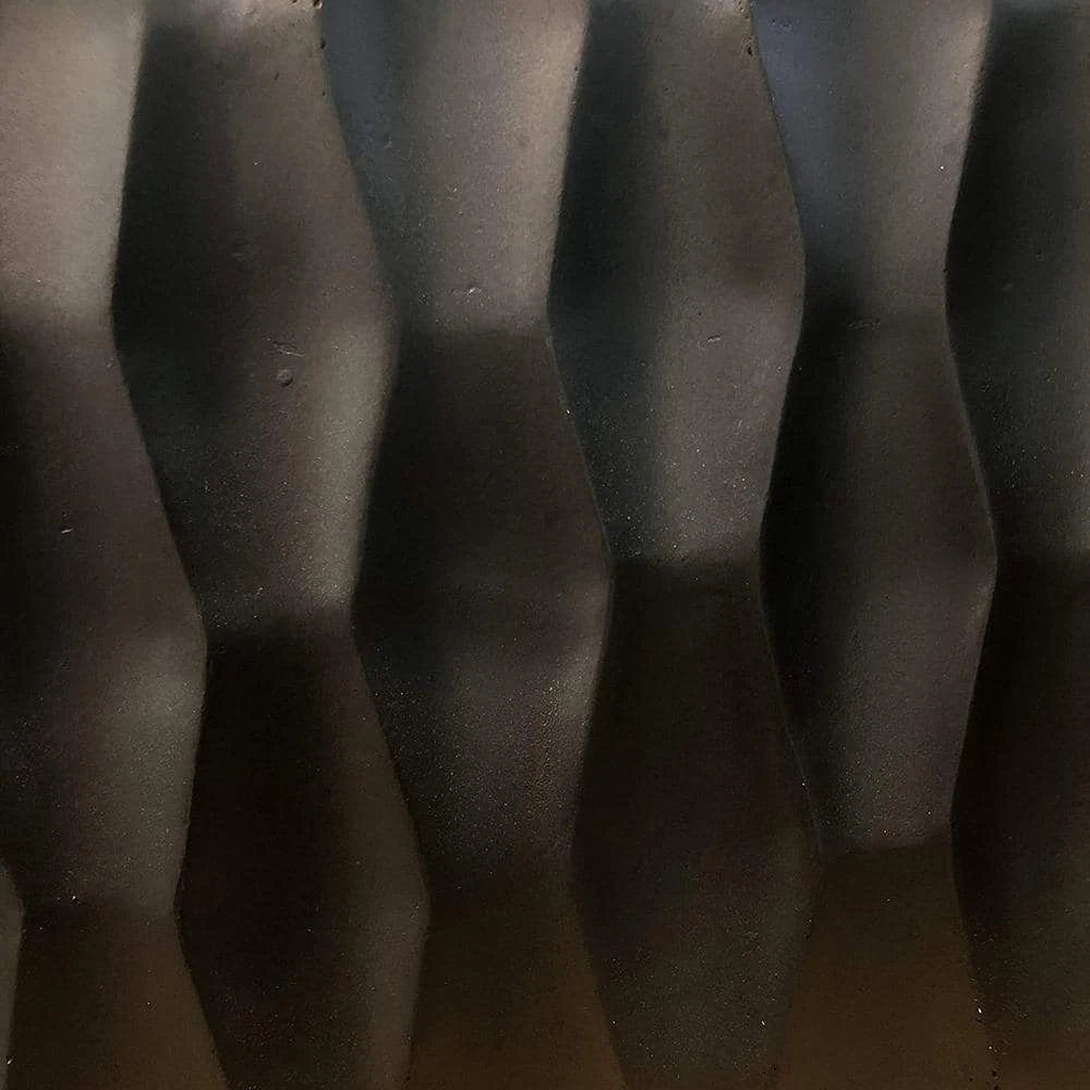 KANTE 31.5 in. L Rectangular Burnished Black Concrete/Fiberglass Indoor Outdoor Elegant Retro Planter - Image 4