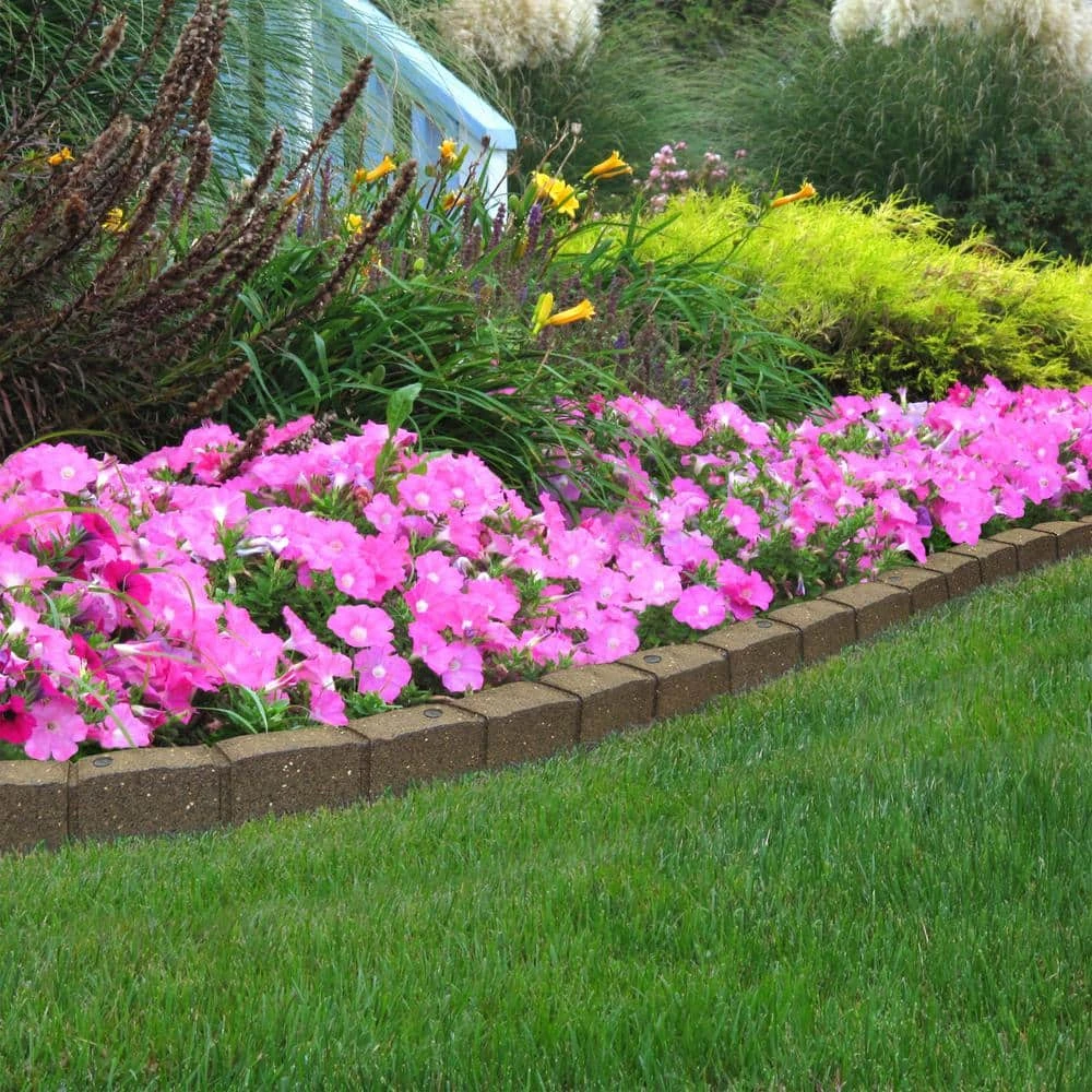 Vigoro Roman Stone 4 ft. Earth Rubber Garden Edging - Image 6