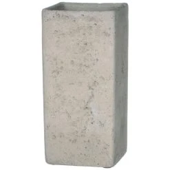 SULLIVANS Gray Cement Square Planter