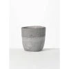 SULLIVANS Gray Cement Pot