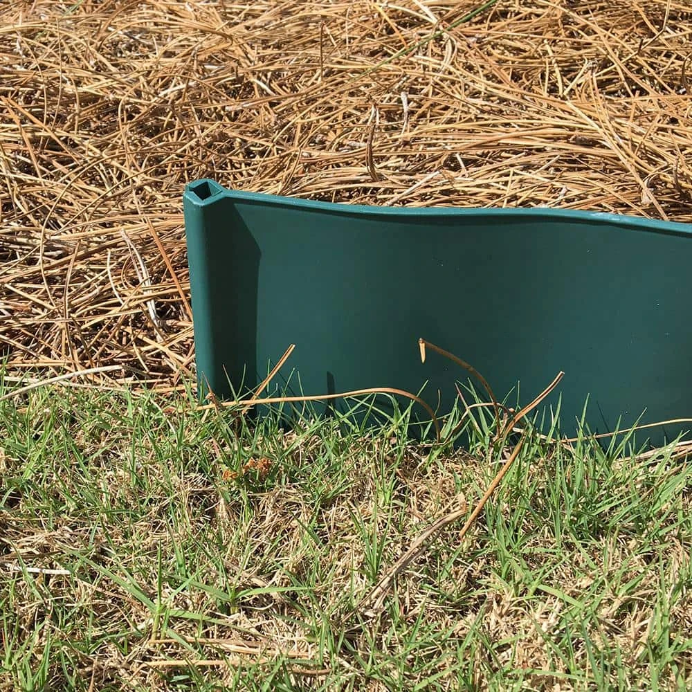 Vigoro 2 ft. W x 0.25 in. L Green Plastic Easy Edging - Image 4
