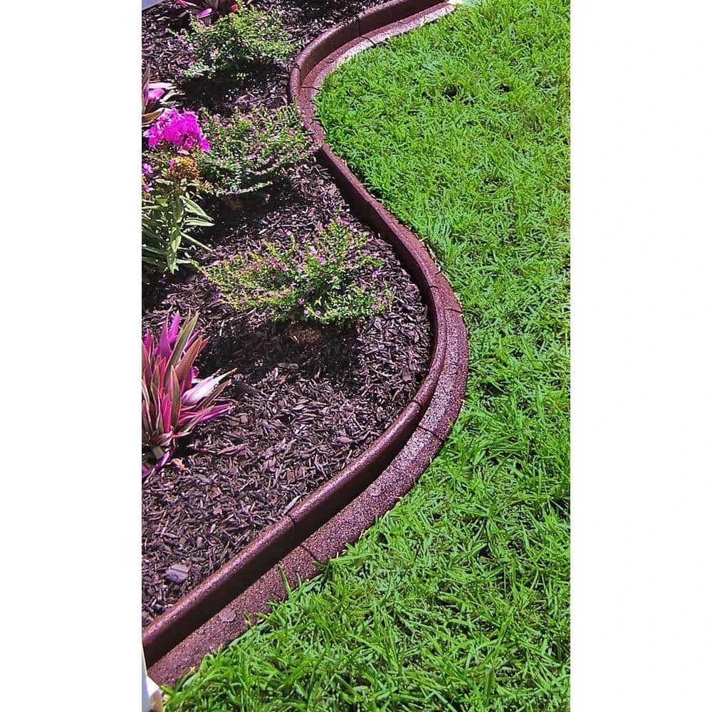 Vigoro EcoBorder 4 ft. Green Rubber Landscape Edging (6-Pack) - Image 12