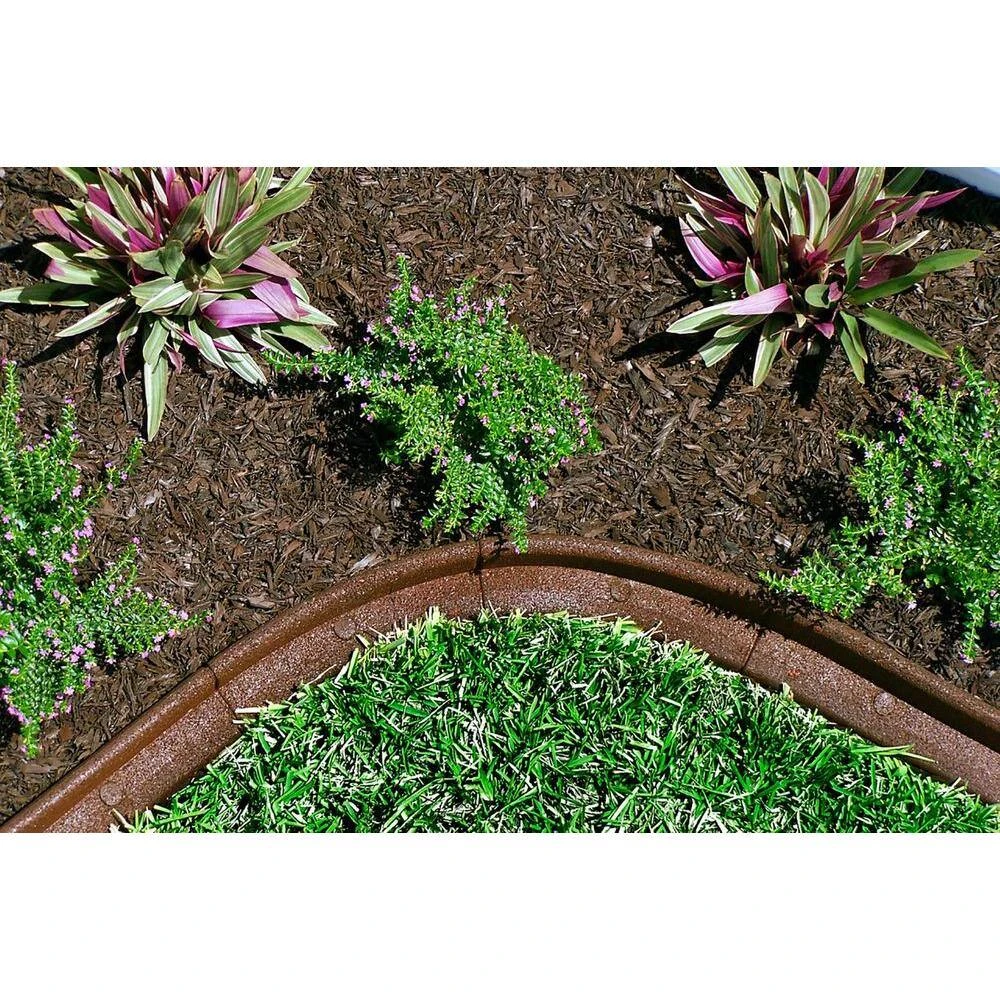 Vigoro EcoBorder 4 ft. Green Rubber Landscape Edging (6-Pack) - Image 11