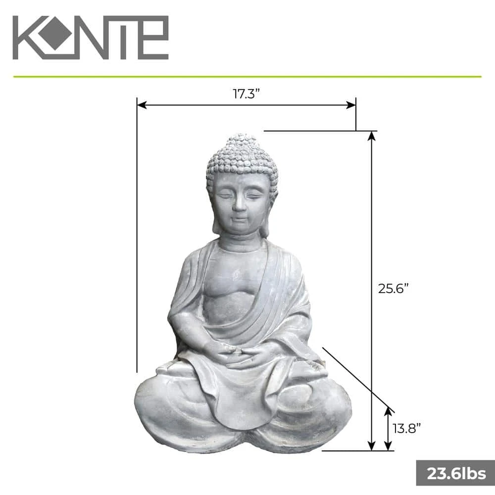 KANTE Lightweight Sitting Meditating Buddha Zen Indoor - Image 6