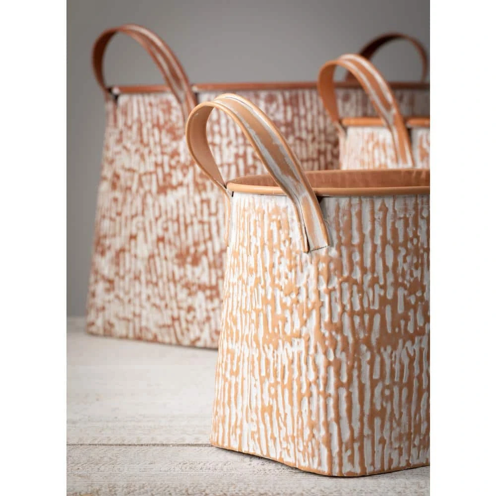 SULLIVANS Multi-Color Metal Speckled Planter (Set of 3) - Image 3