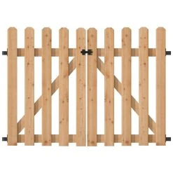 Vigoro 37.1 in. H x 48.3 in. W Cedar Garden Fence Gate