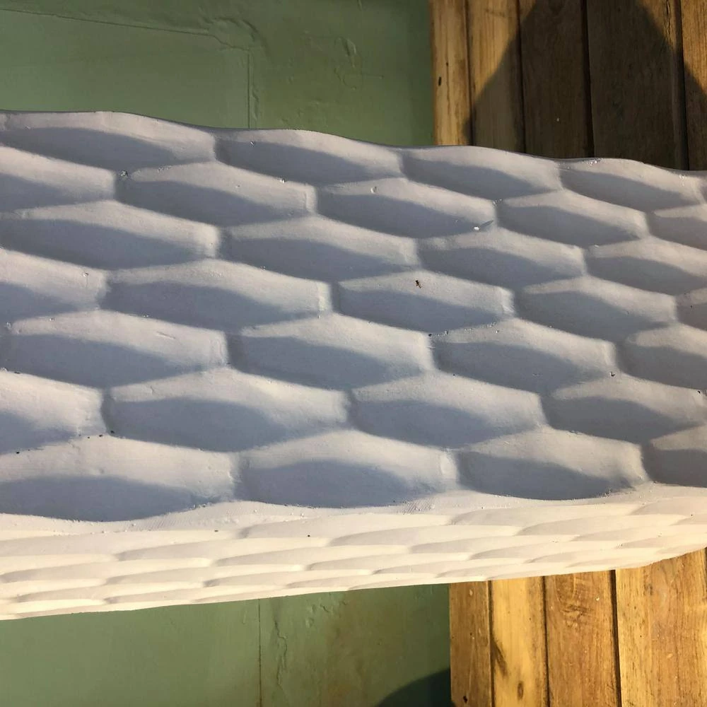 KANTE 27.6 in. H Square Pure White Concrete/Fiberglass Indoor Outdoor Elegant Retro Tall Planter - Image 5