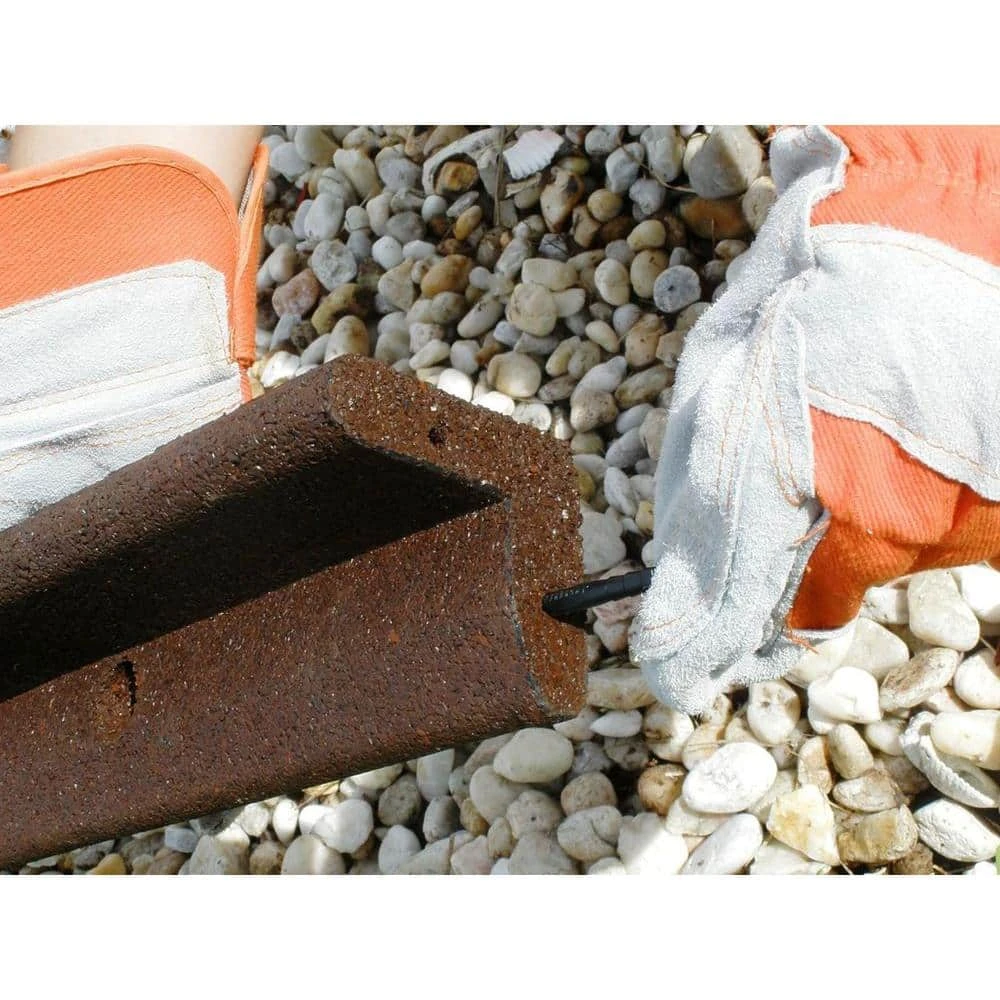 Vigoro EcoBorder 4 ft. Red Rubber Edging (48-Count/Pallet) - Image 6