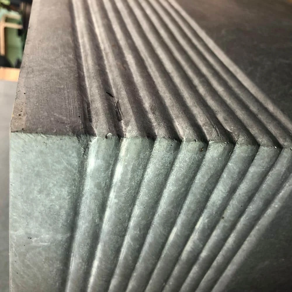 KANTE 31.5 in. L Slate Gray Lightweight Concrete Modern Rectangle Outdoor Planter - Image 5