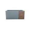 KANTE 31 in. L Timber Ridge Lightweight Concrete Modern Rectangle Outdoor Planter