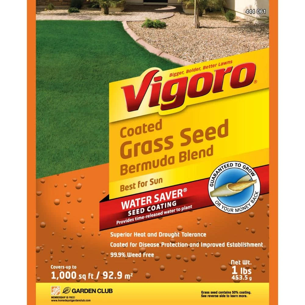 Vigoro 1 lb. Bermuda Grass Seed Blend with Water Saver Seed Coating - Image 2
