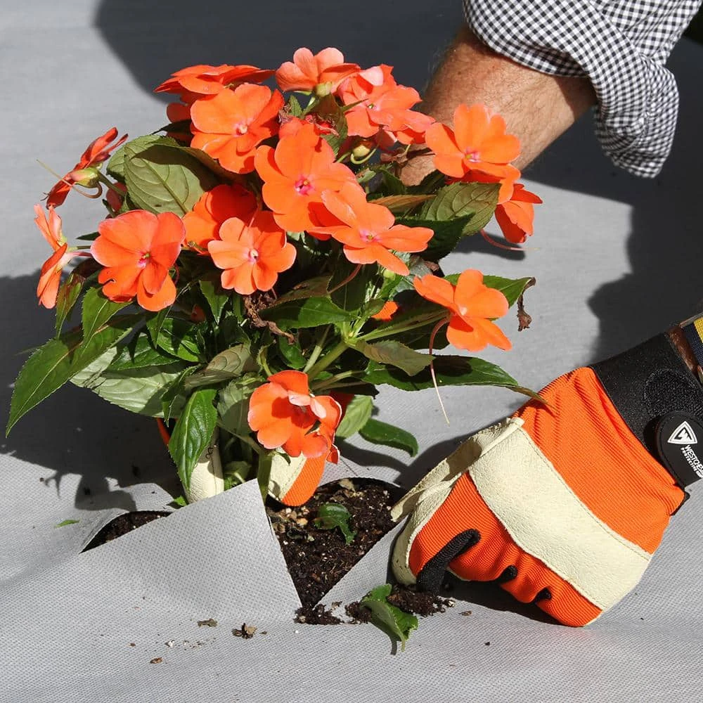 Vigoro 4 ft. x 100 ft. Matrix Grid Heavy-Duty Landscape Fabric (4-Pack) - Image 5