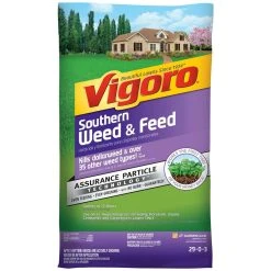 Vigoro 32 lbs. 10,000 sq. ft. Weed and Feed Weed Killer Plus Lawn Fertilizer for Southern Grass Types