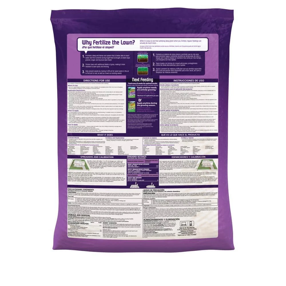 Vigoro 32 lbs. 10,000 sq. ft. Weed and Feed Weed Killer Plus Lawn Fertilizer for Florida Grass Types - Image 2