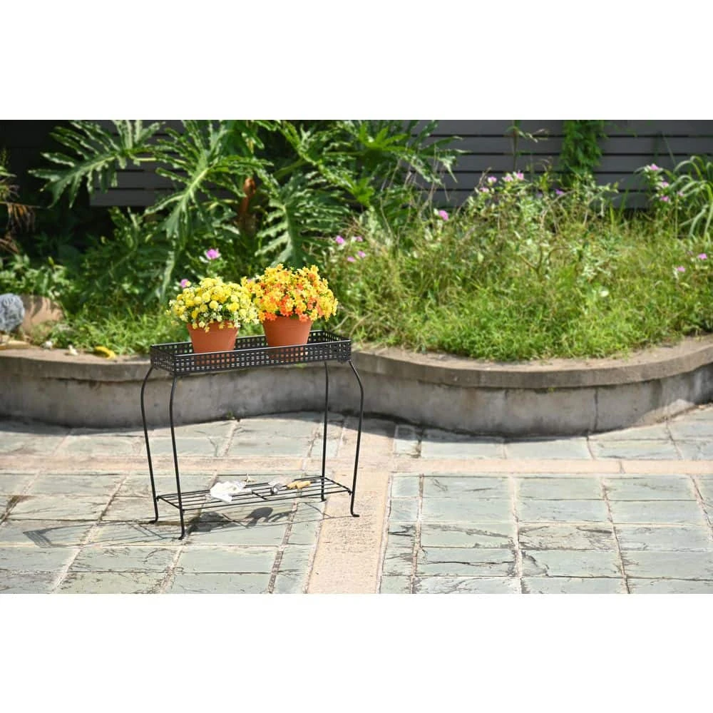 Vigoro Knock Down Rectangular Plant Stand - Image 3