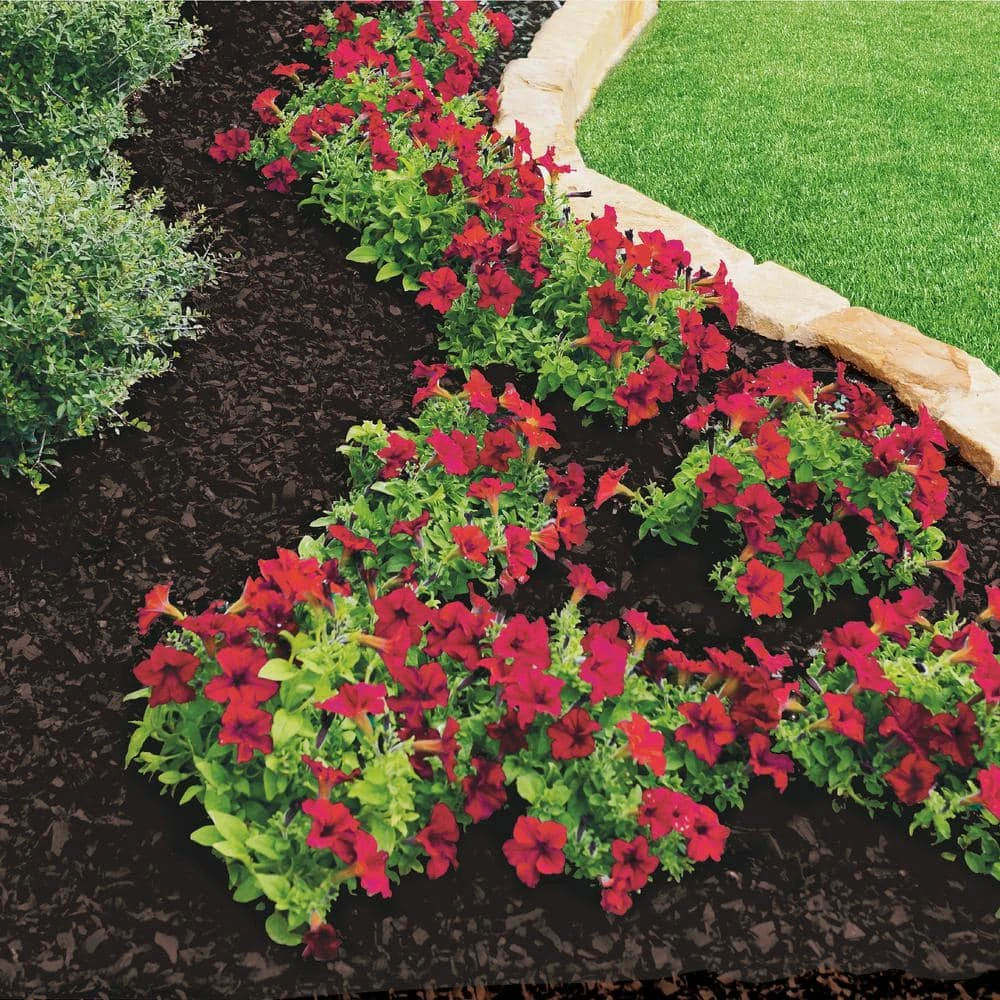 Vigoro 37.5 cu. ft. Brown Recycled Rubber Mulch (25 Bags) - Image 4
