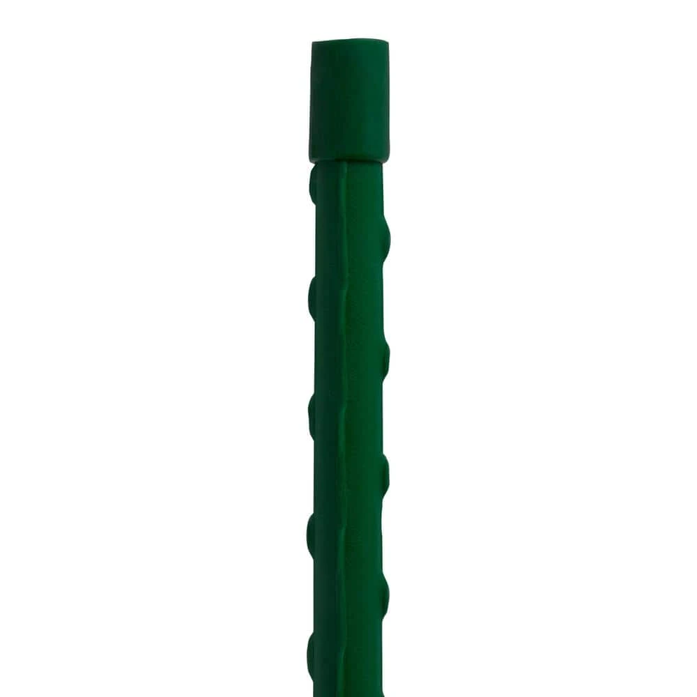 Vigoro 6 ft. Green Colored Steel Core Garden Stake - Image 6