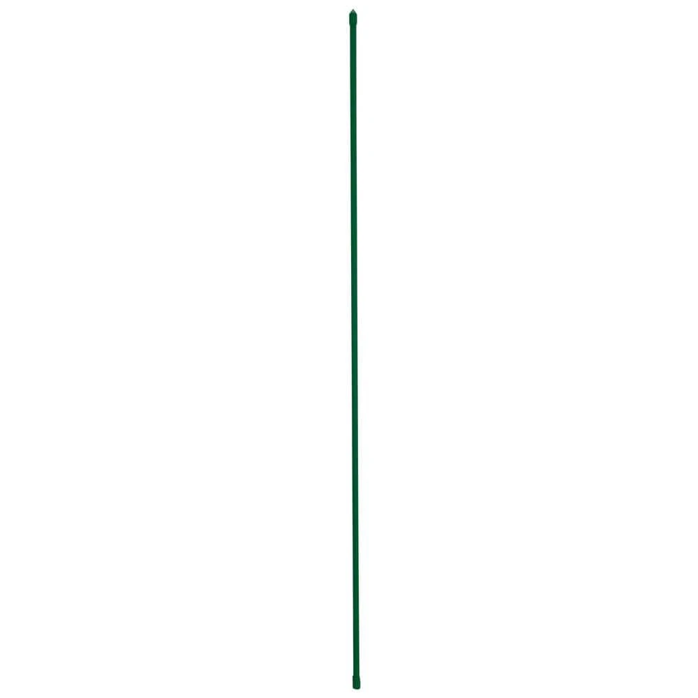 Vigoro 6 ft. Green Colored Steel Core Garden Stake - Image 8