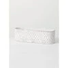 SULLIVANS White Diamond Pattern Cement Double Planter