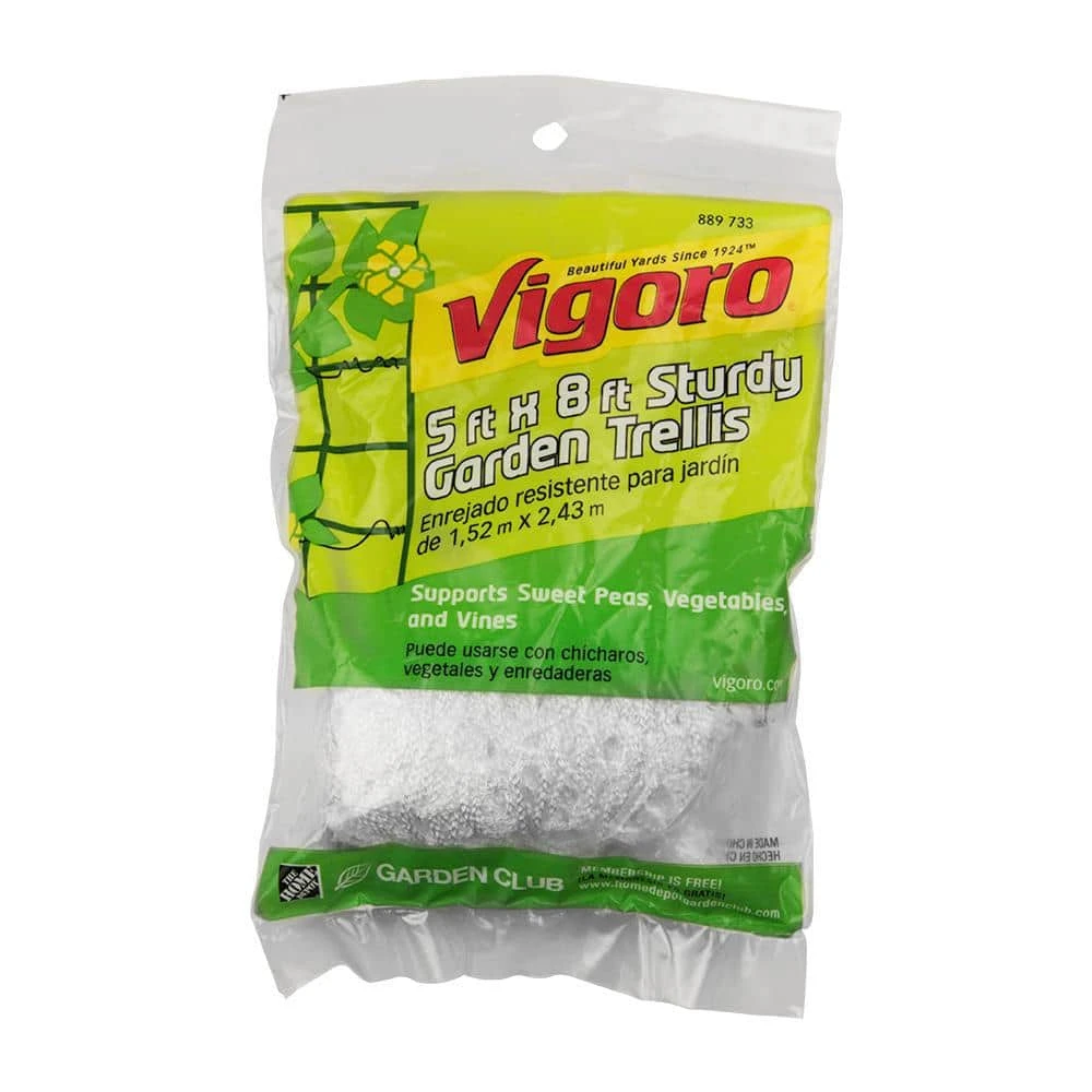 Vigoro 5 ft. x 8 ft. Sturdy Garden Trellis - Image 2